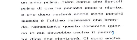 Uno scoop di 36 anni fa: la vera fatica fu "nasconderlo" fino al fatto compiuto - Stefano Tamburini