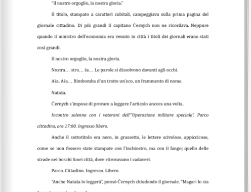 "Il colpo mancato" di Sergej Lebedev - traduzione di Marili Pezzuto